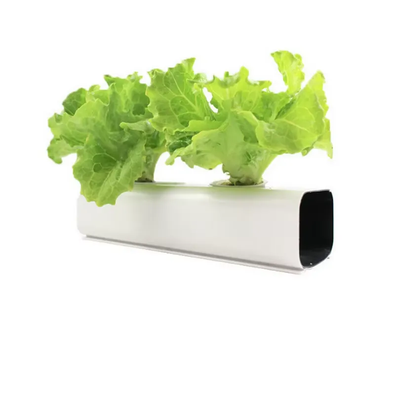 Hydroponic Nft Channel - 75x50mm Custom Shading PVC Profile Hydroponic