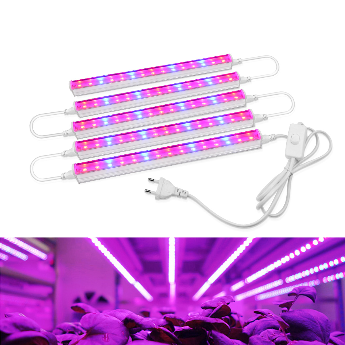 AC220V 110V LED Grow Light 1-5 - đánh giá và giá Hydroponic Nft Channel
