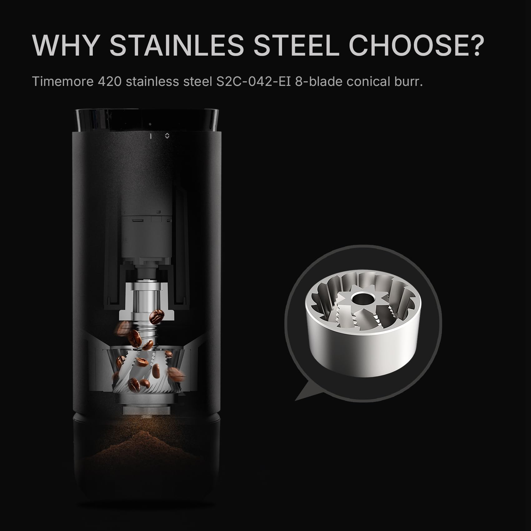 TIMEMORE Whirly 01S Coffee Gri - đánh giá và giá Grain Mill Grinder