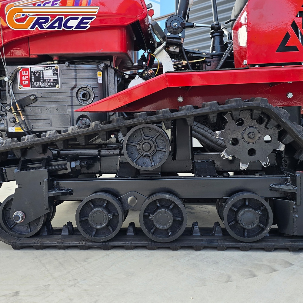 Multifunctional Crawler Tracto - đánh giá và giá Agriculture Farming Working