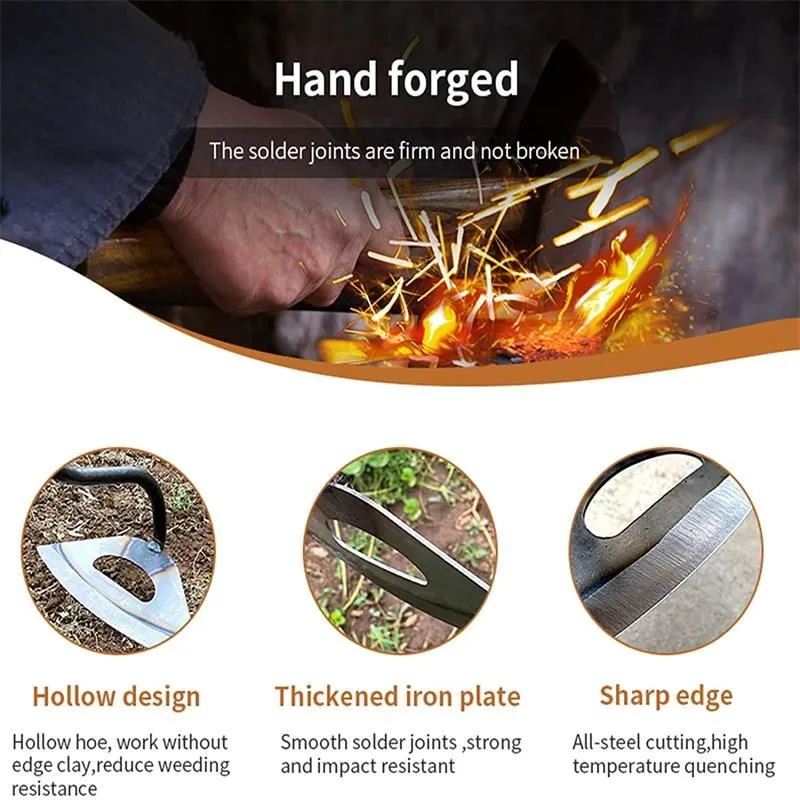 All-Steel Hardened Hollow Hoe  - đánh giá và giá Agriculture Farming Vegetables
