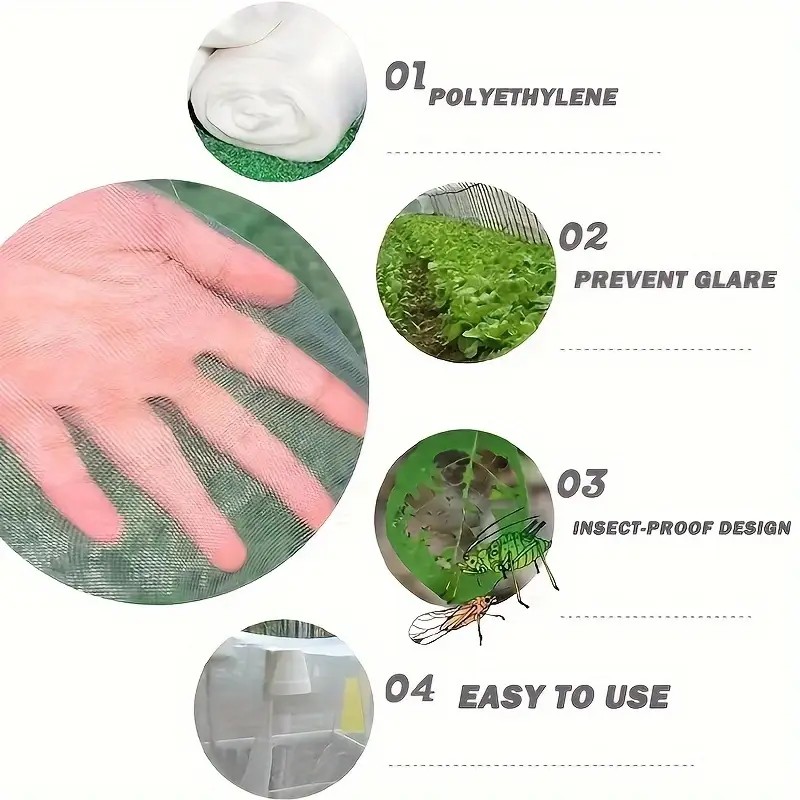 Insect Net 60 Mesh Garden Gree - đánh giá và giá Agriculture Farming Vegetables